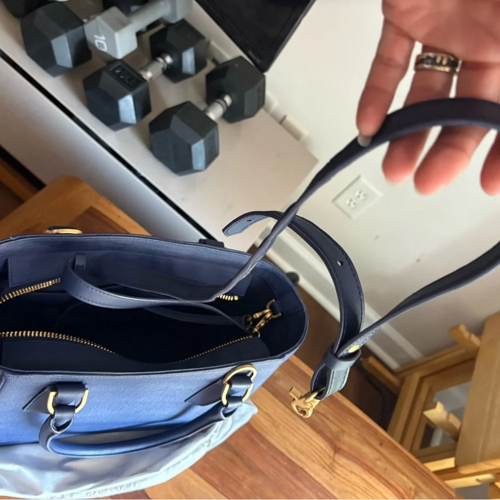 Dagne Dover Navy Tote Bag - Picture 3 of 5